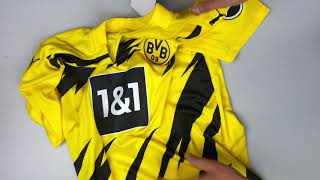 Borussia Dortmund BVB 09 Jersey Home Replica ‘2020/2021’ | UNPACKING & WEARING | football jersey