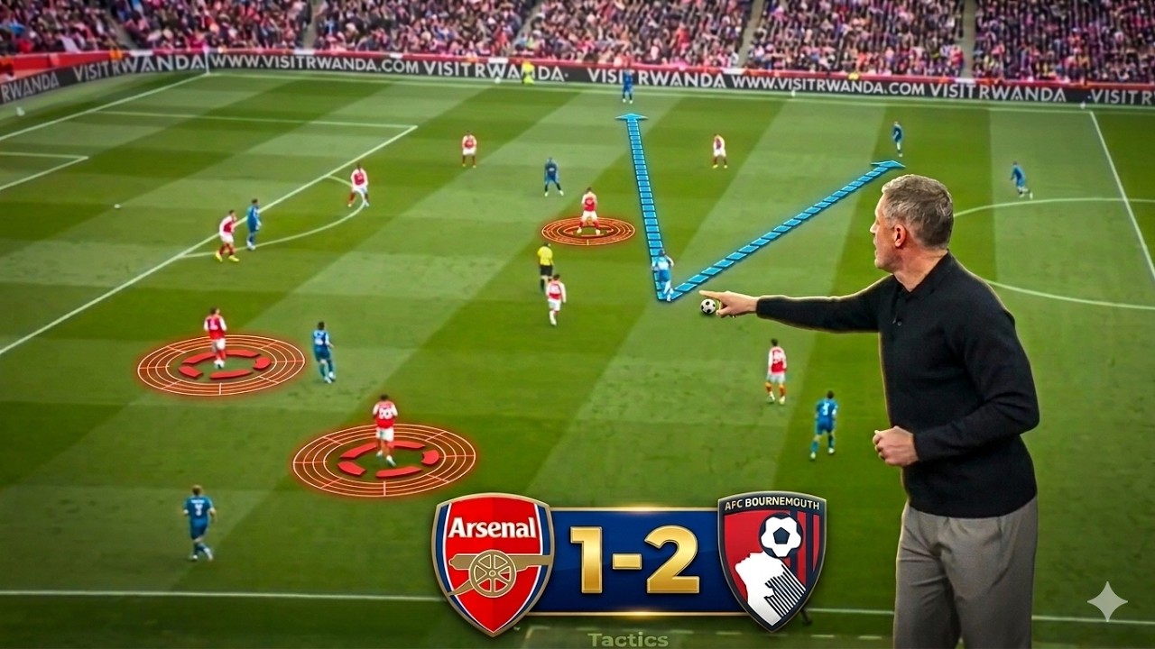 Jamie Carragher Analyze How Bournemouth Destroyed Arsenal |Tactical Analysis