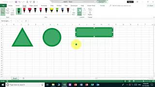 Automatically convert ink drawings to shapes in MS Excel Profile