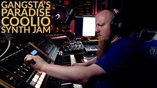 Download Lagu Gangsta’s Paradise (Coolio) Synth Jam - BUZZKEIL