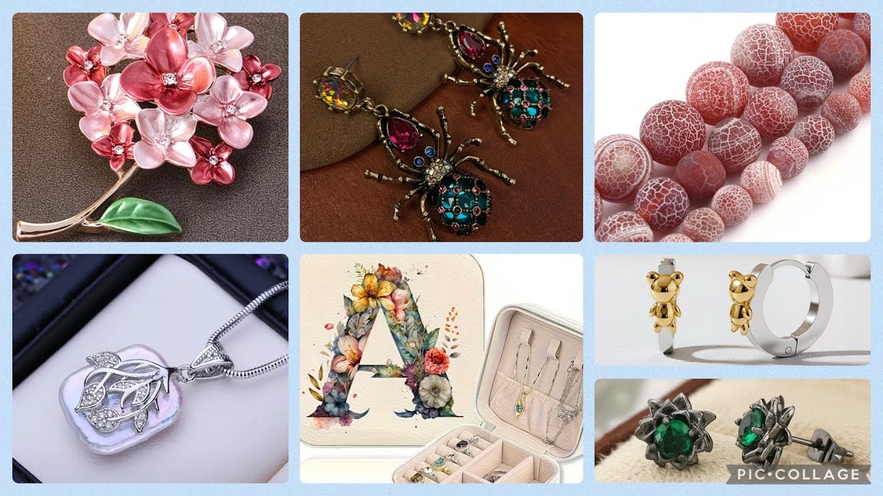 Большая Весенняя Распаковка С Тему. Оригинальная Бижутерия, 1 Часть. 