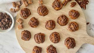 Mouth-Watering 4 Ingredient Pretzel Turtles Recipe