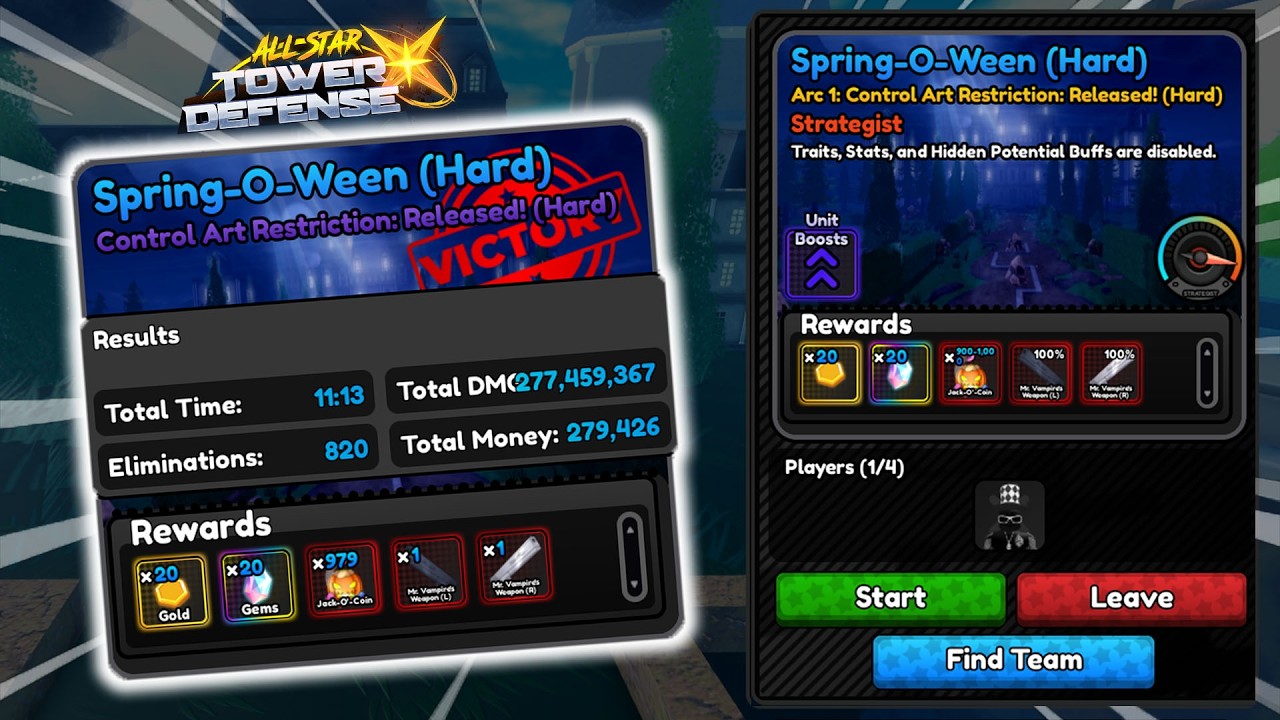 Spring-O-Ween (HARD) STRATEGIST Solo Gameplay | ASTD X Update 9 (Roblox ...