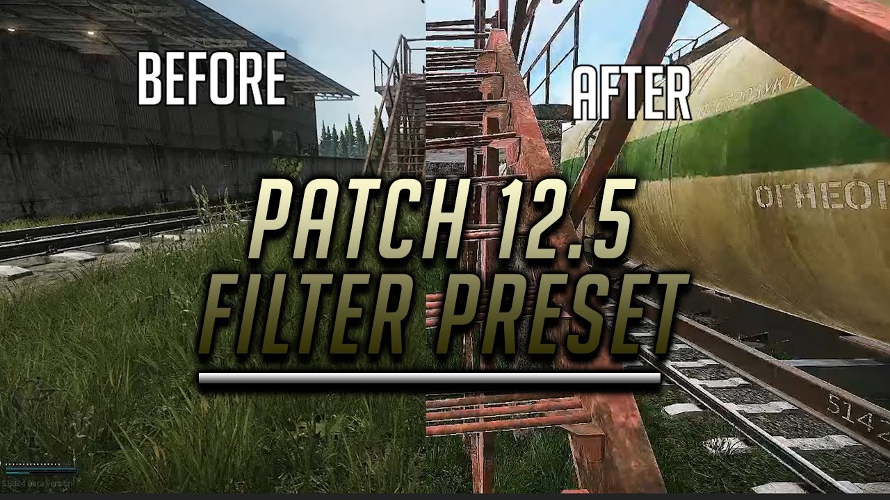 12.5 Filter Preset Settings Escape from Tarkov YouTube