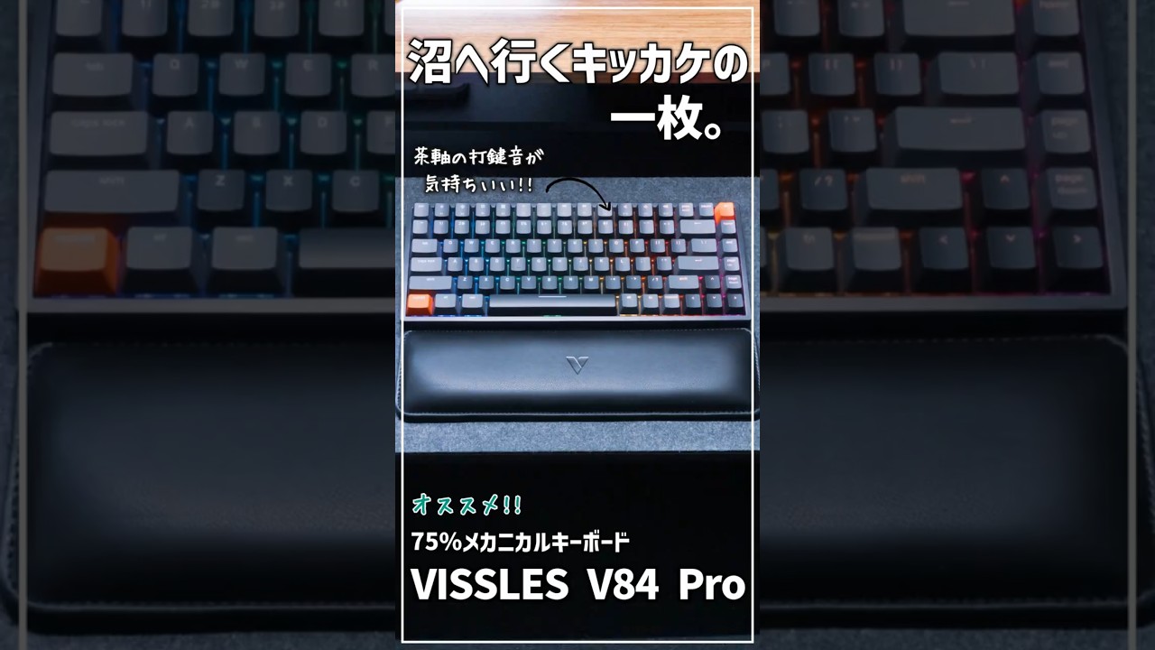 ガジェットレビュー】沼へ行くキッカケの一枚 │ VISSLES V84 Pro
