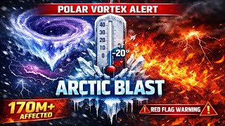 🚨 POLAR VORTEX EMERGENCY: 170 MILLION IN DANGER | Arctic Blast + Fire Crisis Hits USA & Canad