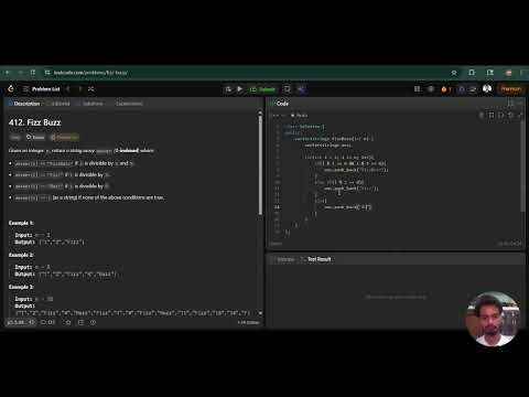 LeetCode 412 - Fizz Buzz | Simulation C++ Solution | Easy DSA Interview Question
