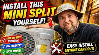 How to Install a 12K BTU Cozeware Mini-Split (230V) EP262