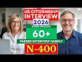 New N-400 US Citizenship Interview 2026 ➡️ Senior Applicant Passed Naturalization Test 2026 #n400