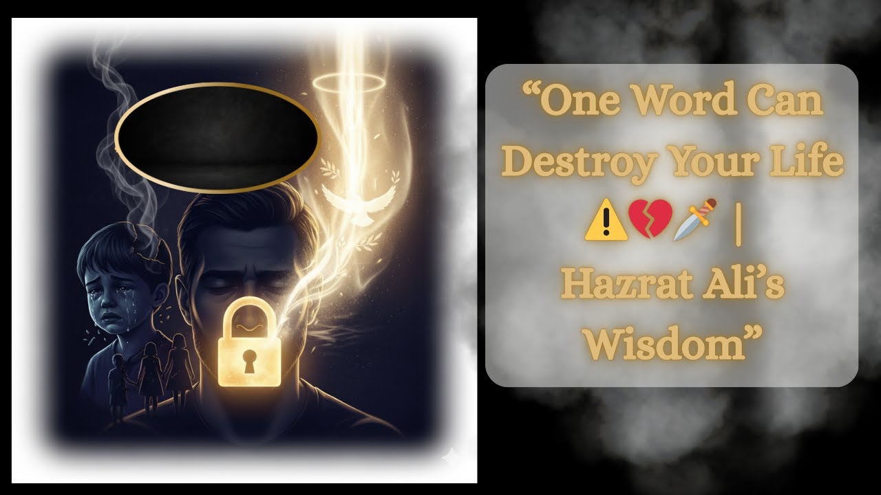“One Word Can Destroy Your Life ⚠️💔🗡️ Hazrat Ali’s Wisdom” YouTube