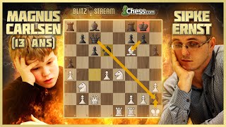 Carlsen à 13 ans joue sa partie du siècle