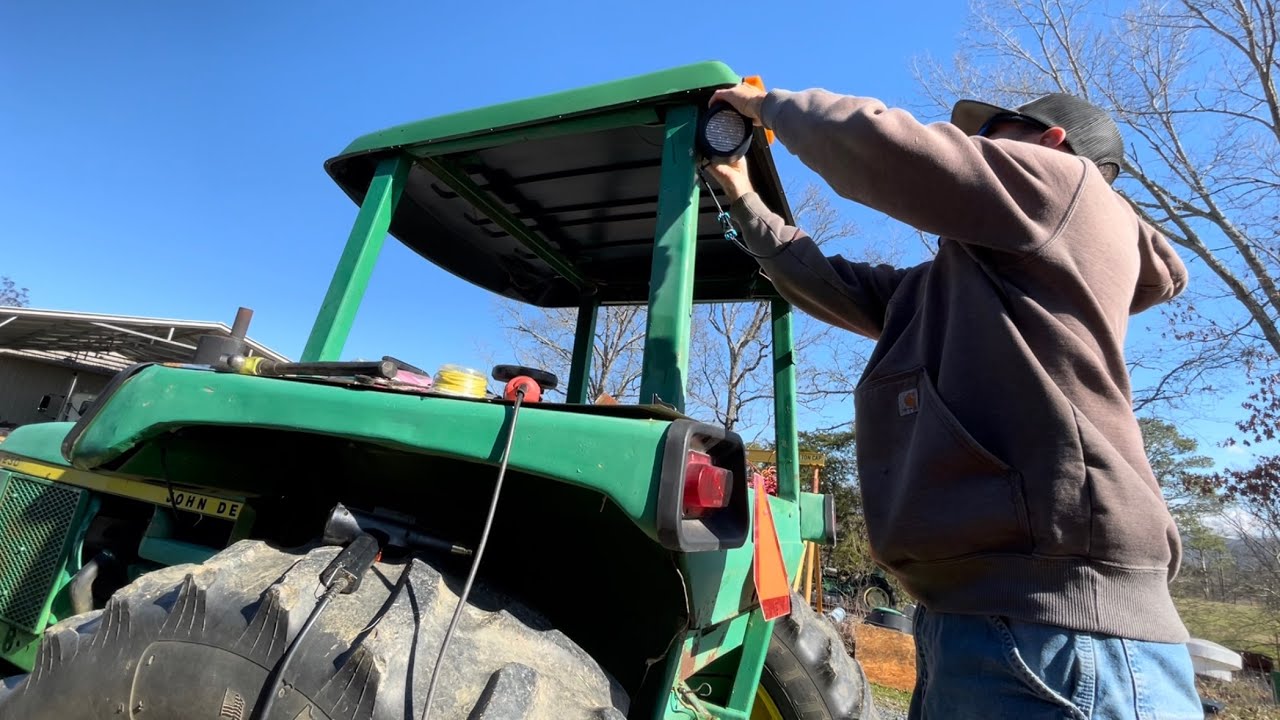 John Deere 4230 Light upgrade and flasher repair. 