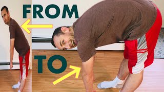 HOW TO IMPROVE YOUR TOE TOUCH- Best exercises to fix tight hamstrings fast!
