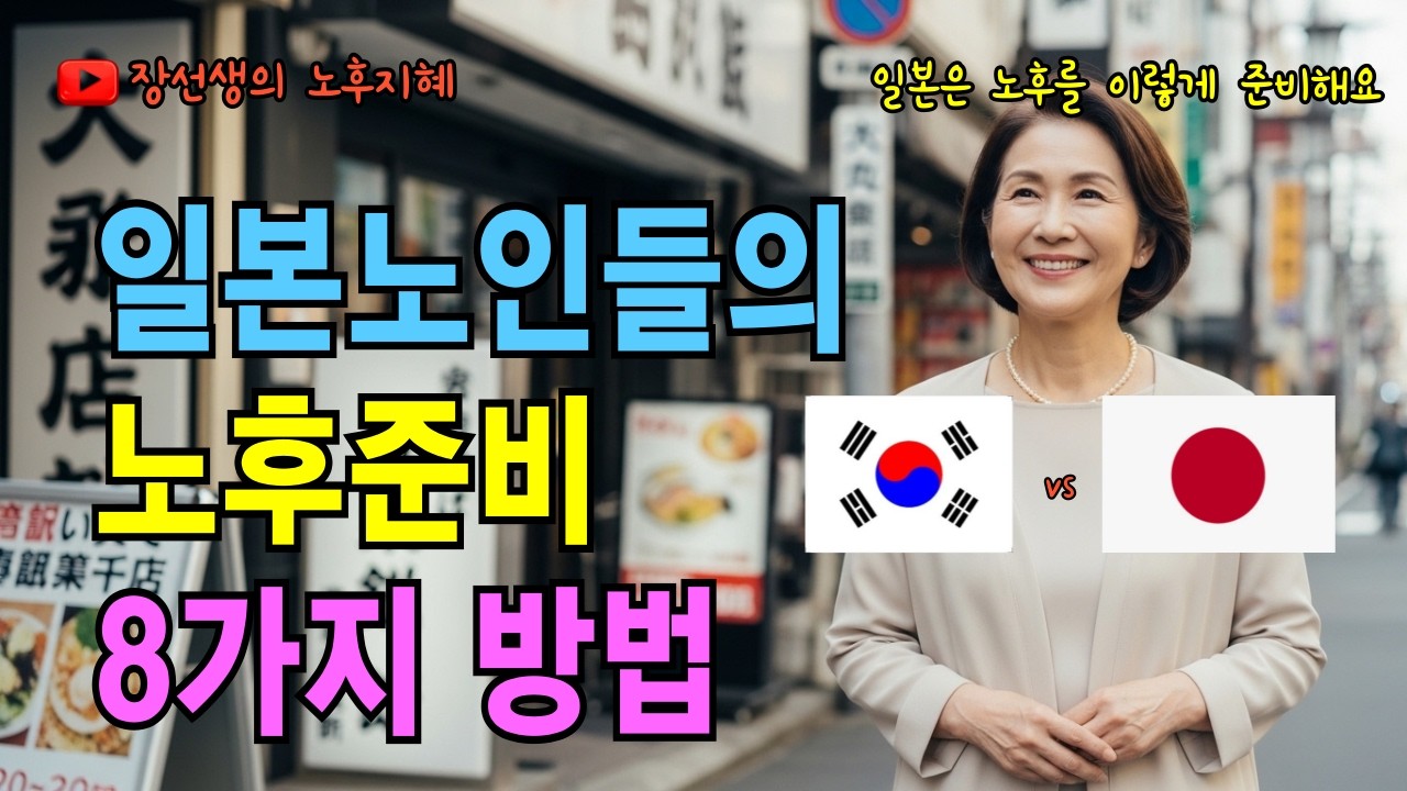 한국과 다르게 '일본노인'들이 노후 준비하는 8가지 지혜 |노후지혜|노후사연|노후준비|