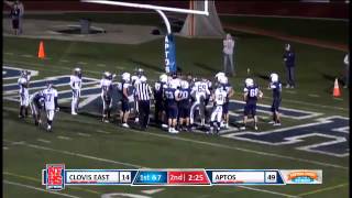 Clovis East HS Touchdown: Fumble Recovery in Endzone