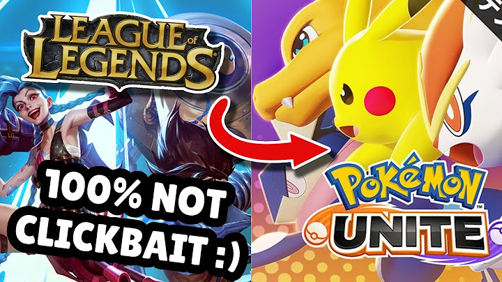 League of Legends PRO Tries Pokemon Unite for the First Time (totally not clickbait)