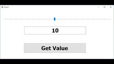 #112 C# Slider Bar Or Track Bar With Scroll اداة التتبع تعليم سي شارب