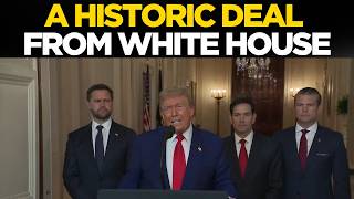 US-Iran War LIVE: Historic US-Iran Peace Deal From White House | Trump Announces Major Breakthrough