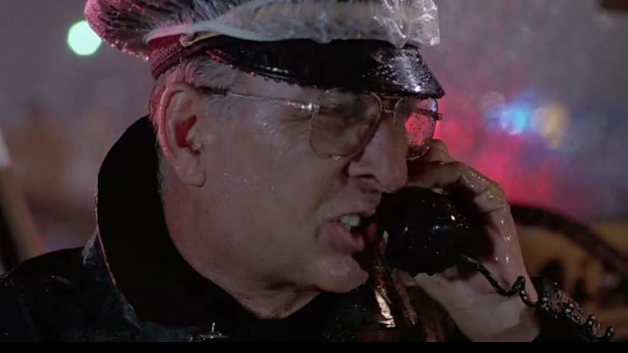 Return of the Living Dead (1980's) Police Blockade scene