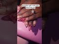 Gel X nails with blooming effect. #shortvideo #nails #nailart #nailtech