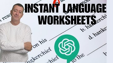 New ChatGPT Feature: The Secret Tool for  Language Worksheets