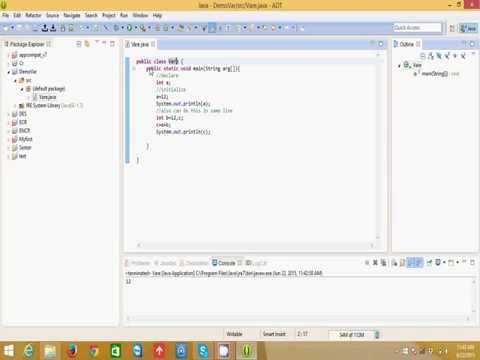 Declaring and initializing a variable in java