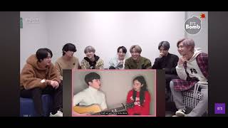 Bts reaction to harryan yoonsoan lovesick girls by black pink
