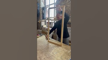 Canvas frame making #canvasprint #framer #frame #canvaspainting #canvasprinting #satisfyingvideo