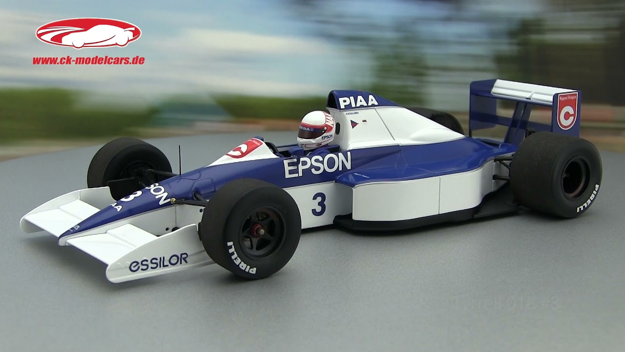 ck-modelcars-video: Satoru Nakajima Tyrrell 018 #3 6th USA GP
