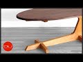 Mid Century Modern Cantilever Coffee Table Build | Woodworking