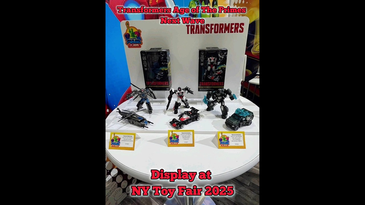 Transformers Display at NY Toy Fair 2025 