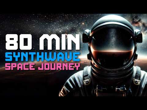 80 MIN Synthwave Space Journey | Sci-Fi Ambient Soundtrack for RPGs & Storytelling