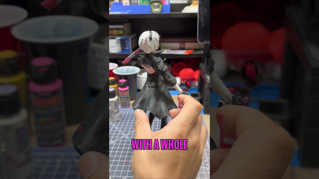 YoRHa 2b From Neir :Automata 3d Printed Waifu 