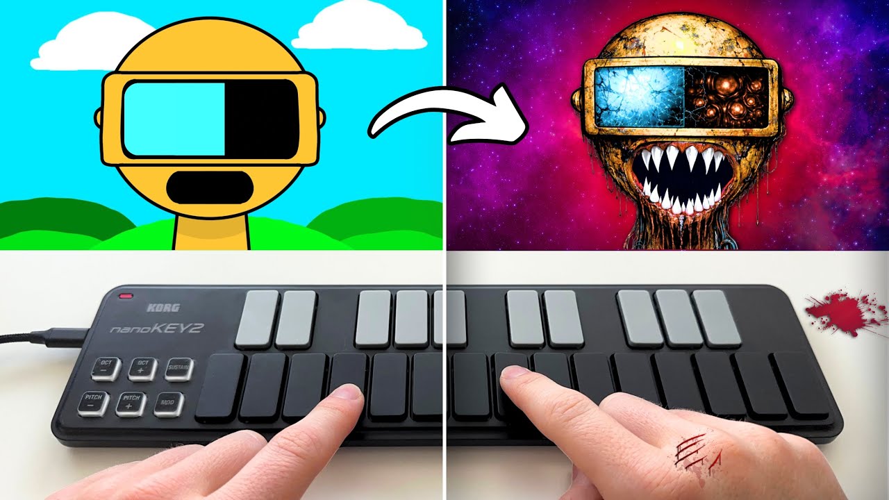 Sprunki Garnold PHASE 1-20 recreated in REAL life!