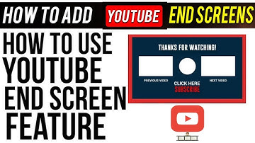 How To Add An End Screen On YouTube Video 2021 | From Start To Finish