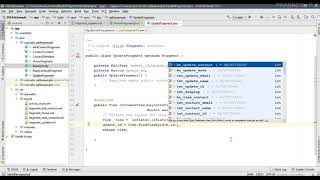 Android tutorial 2019   SQLite   Update a Database Information