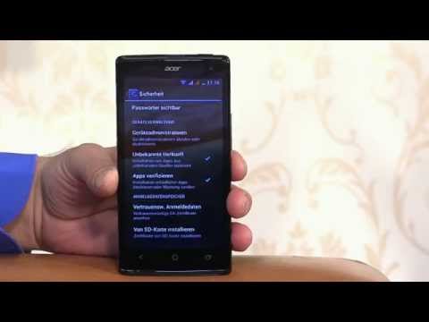 Acer Liquid - 12 Flash Player installieren, Internet Security
