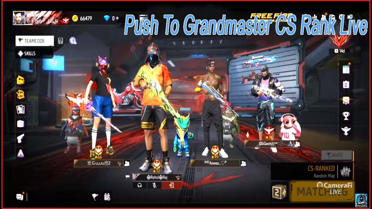 Push To Grandmaster CS Rank Live🙏👍 #freefirelive #desigamer #freefire # ...