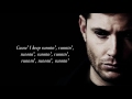 Runnin' Lyrics (Pitch lowered, NOT Jensen!)