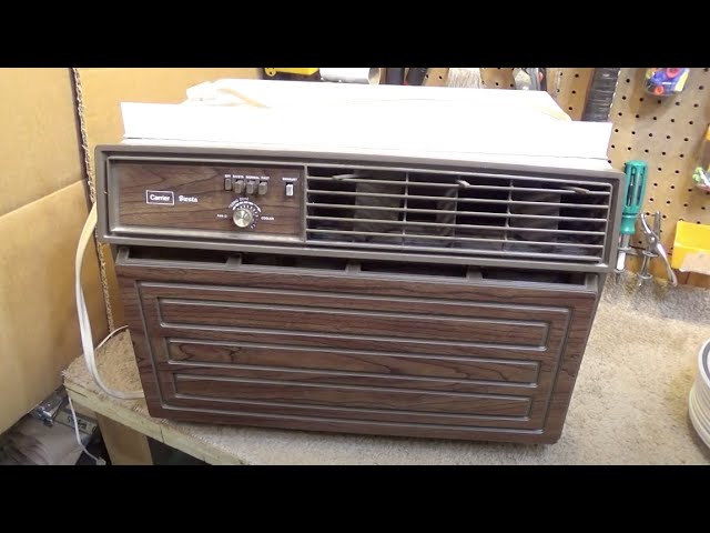 1982 Carrier Siesta 51BKA005 5,000 BTU Air Conditioner | Initial Checkout -  YouTube