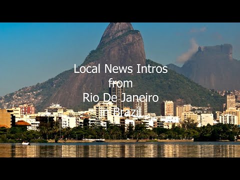 A screenshot of local news intros from Rio De Janeiro