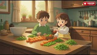 Sunlight on the Counter | Cozy Ghibli-Inspired Morning Routine Animation screenshot 1