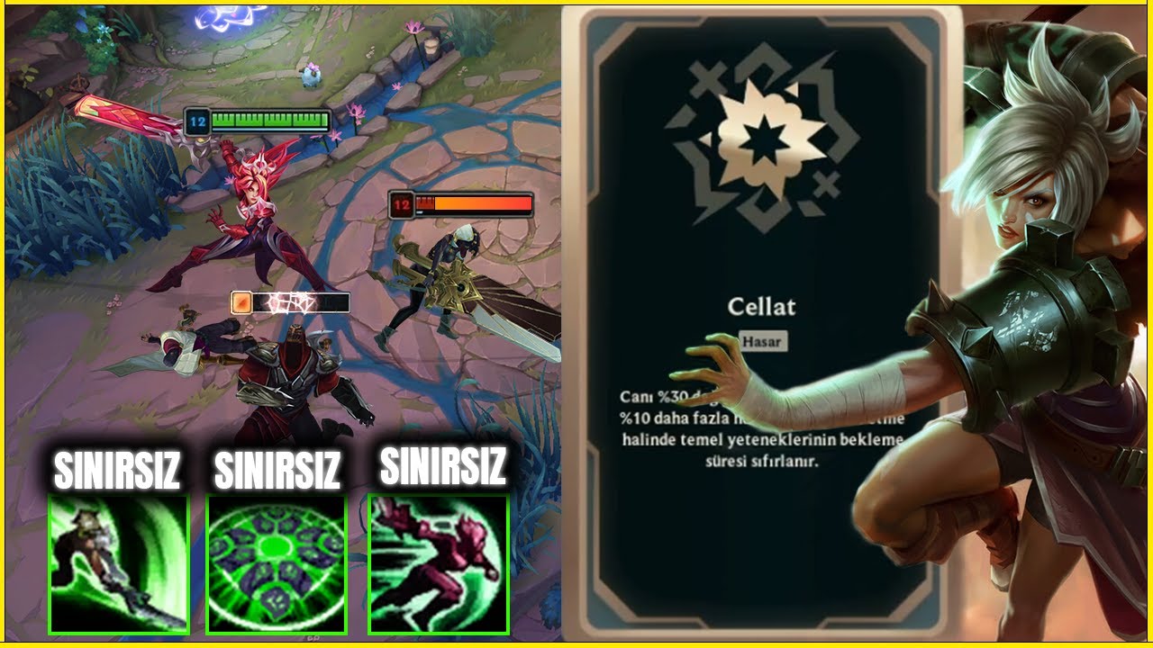 Sınırsız Yetenek Çeviren Riven Bu Eklenti Çok Yakıştı ┃ARAM ŞAMATA