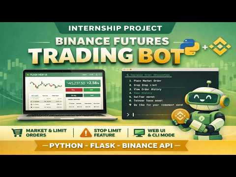 Binance Futures Trading Bot in Python  | Full Project + Web UI + CLI (Internship Project)