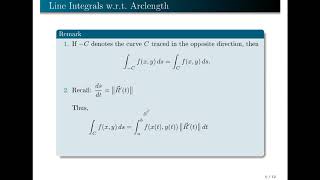 [Math 23] Lec 3.7 Line Integrals of Scalar Fields (Part 1 of 3)