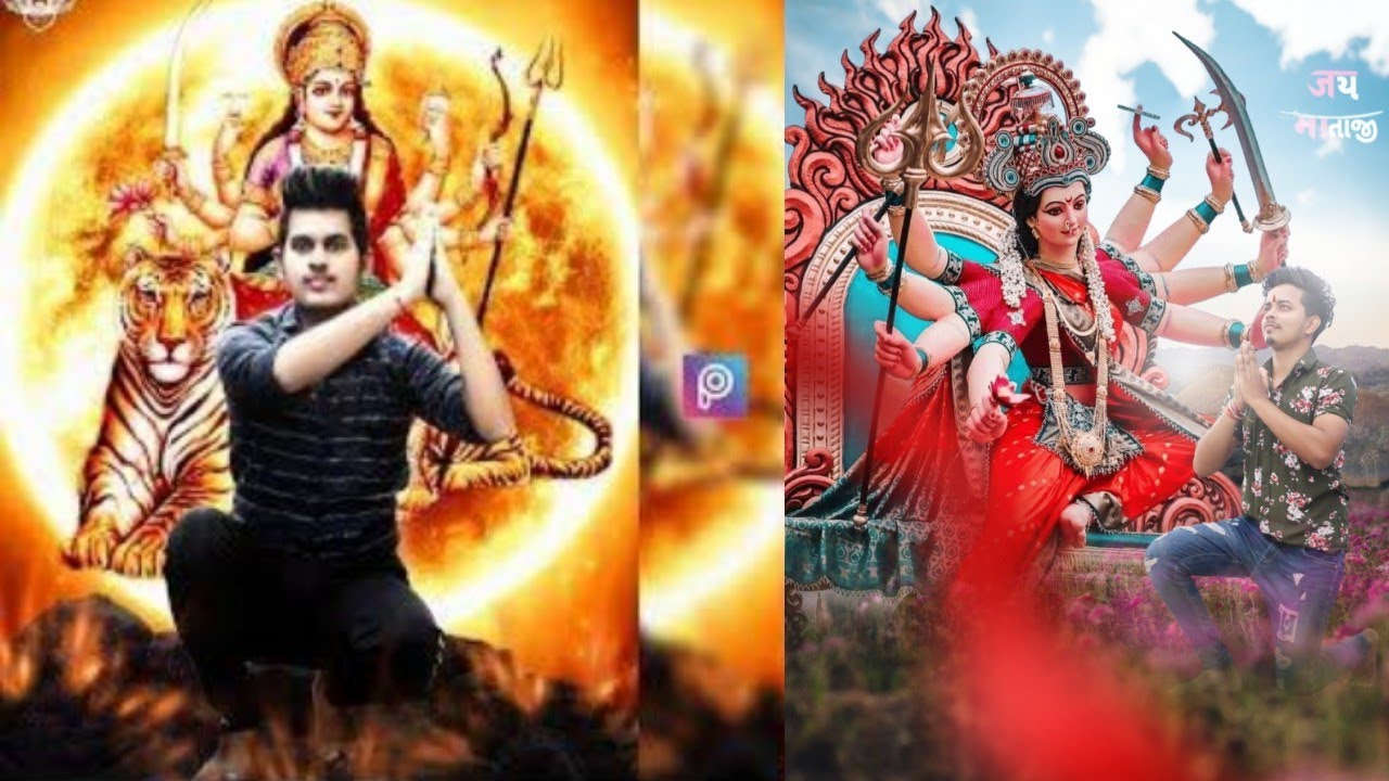 navratri photo editing, Durga Puja 2021, durga puja photo editing 2021