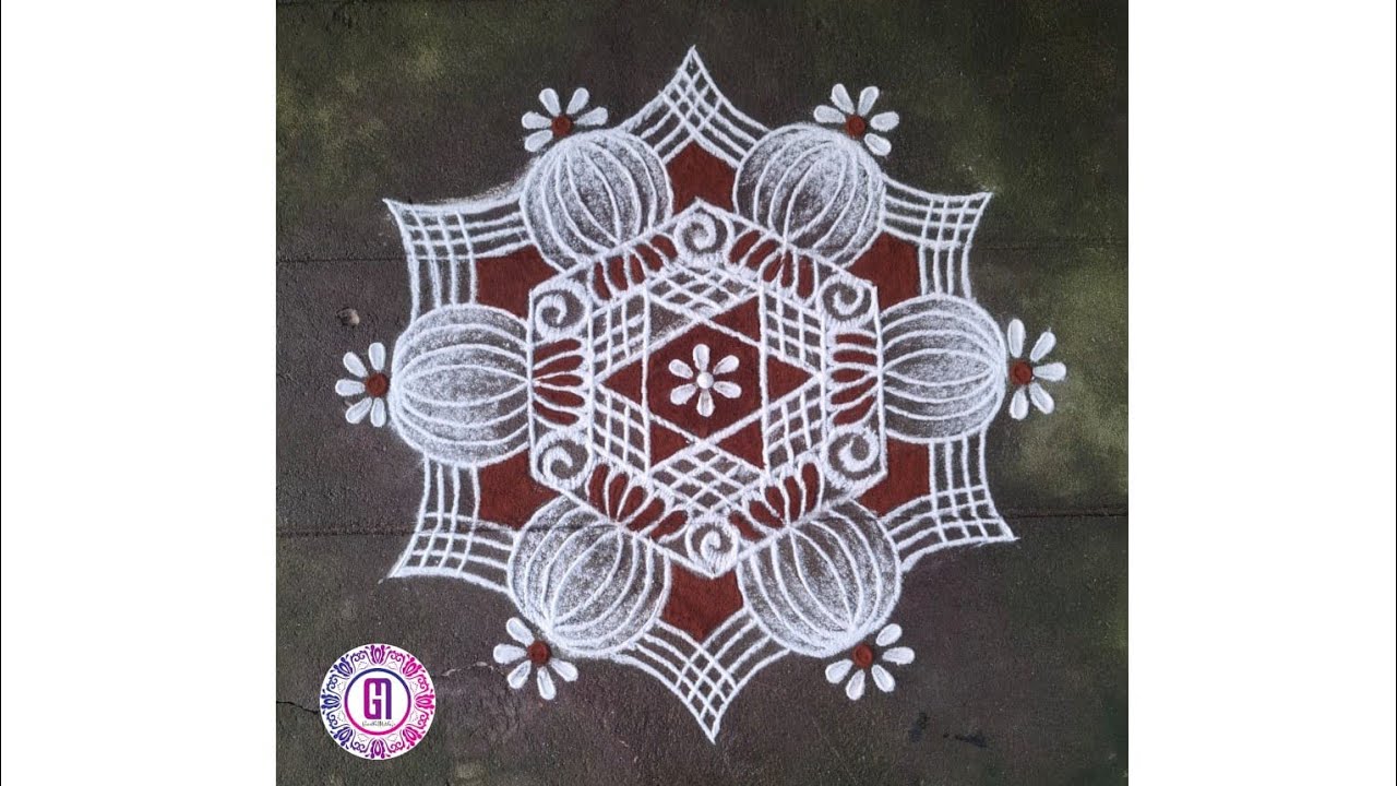 Epic Padi Kolam Tutorial | Unleash the Magic of Traditional Rangoli Art ...
