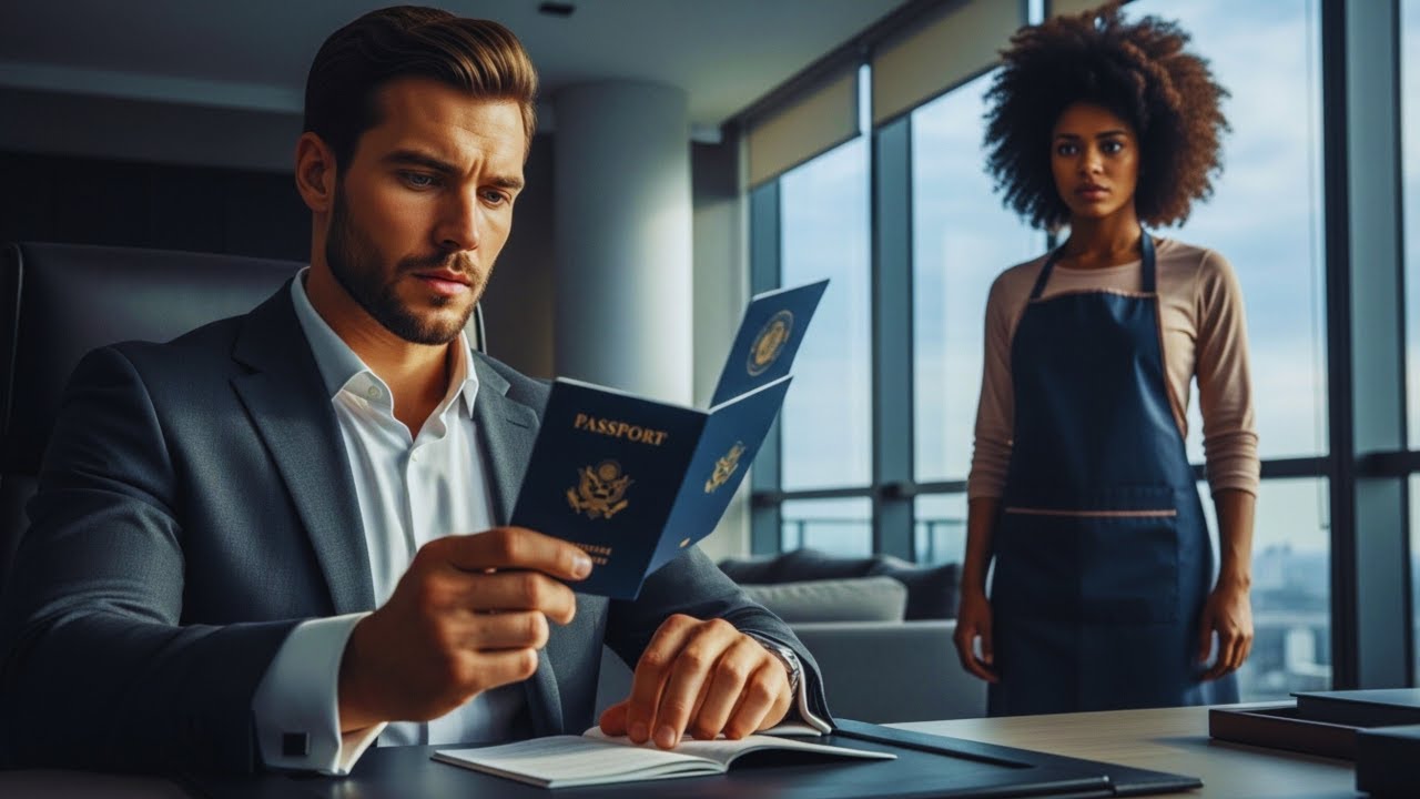 SHE CLEANED HIS PENTHOUSE IN SILENCE — UNTIL THE BILLIONAIRE CEO FOUND HER PASSPORT