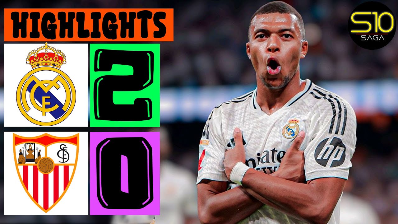 Real Madrid vs Sevilla 2-0 🔥Laliga EA Sports | All Goals and Highlights Football 2025 HD