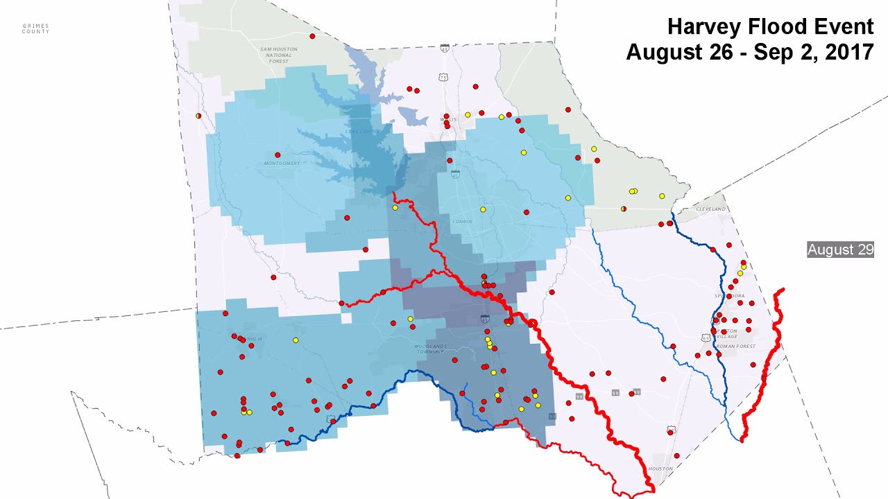 Montgomery County Texas Flood Map Maps For You